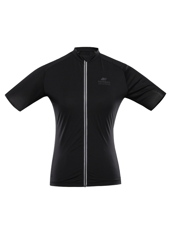 ALPINE PRO Γυναικεία ποδηλατική φανέλα με cool-dry ALPINE PRO SAGENA 2 black