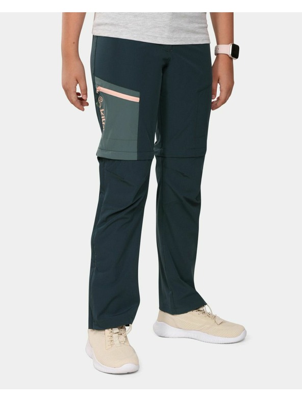 Kilpi Kilpi Κοριτσίστικο παντελόνι εξωτερικού χώρου HOSIO-JG Σκούρο πράσινο