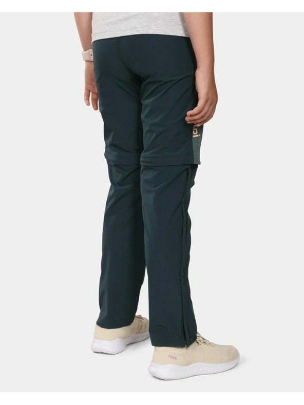 Kilpi Kilpi Κοριτσίστικο παντελόνι εξωτερικού χώρου HOSIO-JG Σκούρο πράσινο