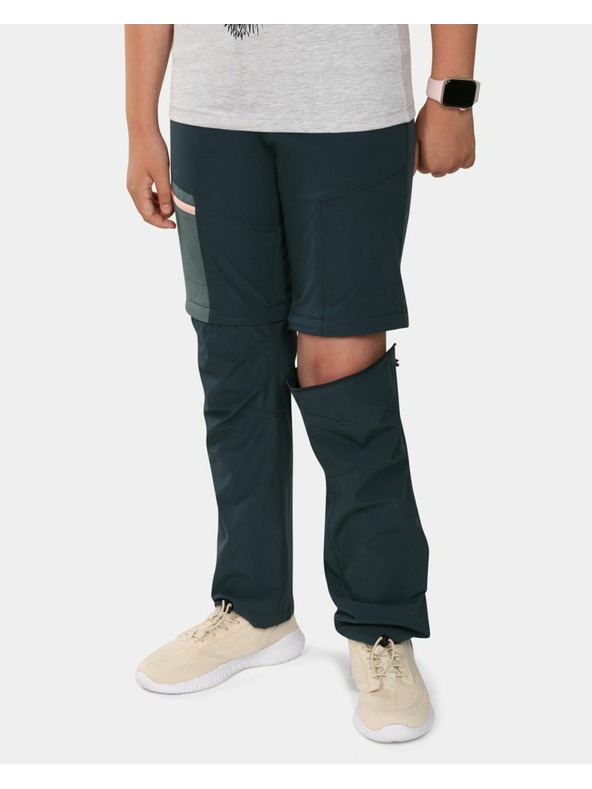 Kilpi Kilpi Κοριτσίστικο παντελόνι εξωτερικού χώρου HOSIO-JG Σκούρο πράσινο