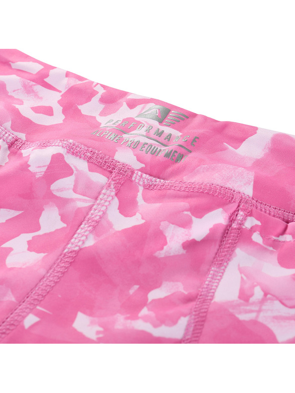 ALPINE PRO Παιδικό γρήγορο στέγνωμα κολάν ALPINE PRO MARDO νέον ροζ παραλλαγή pb