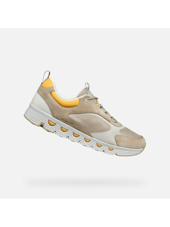 Geox Μπεζ ανδρικά αθλητικά παπούτσια Geox Spherica ECUB-4