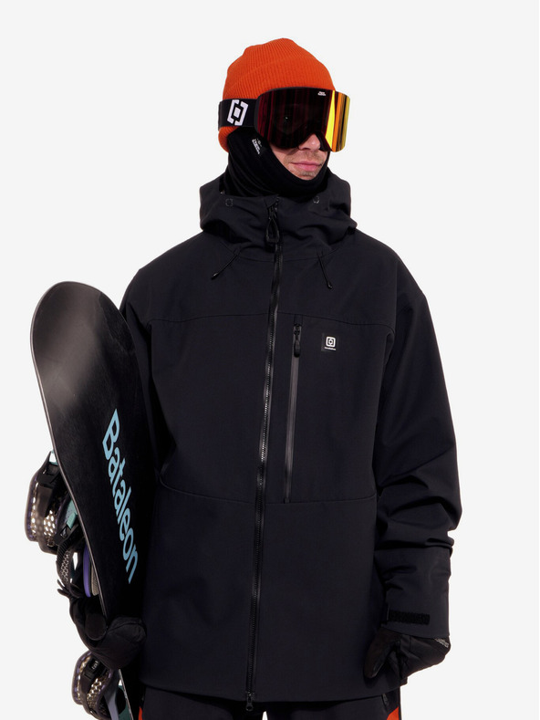 Horsefeathers Μπουφάν Terra 3 στρώσεων - μαύρο μέγεθος M Horsefeathers