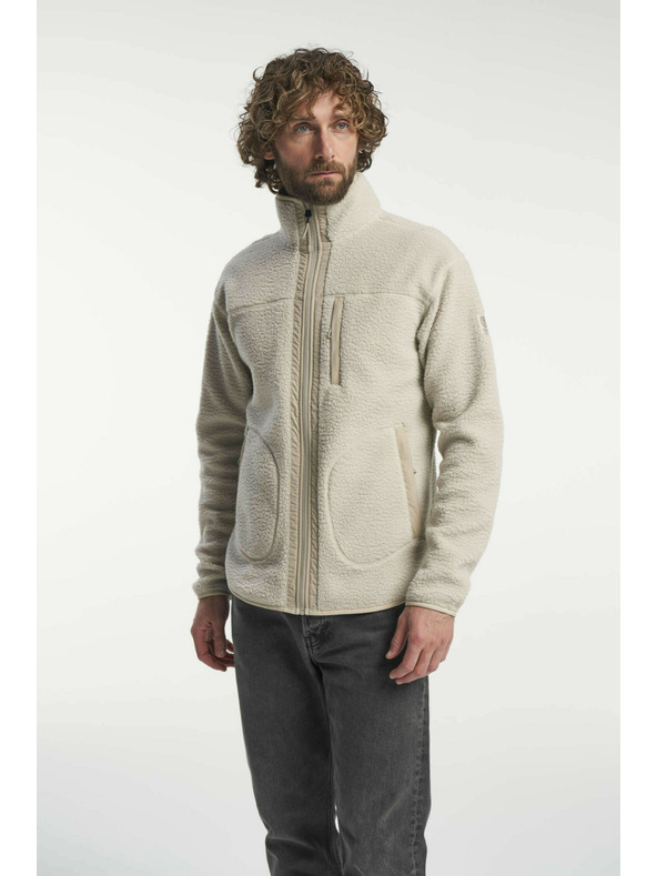 Tenson Ανδρικό μπουφάν Tenson Yoke Full Zip Fleece Jacket M Light Beige
