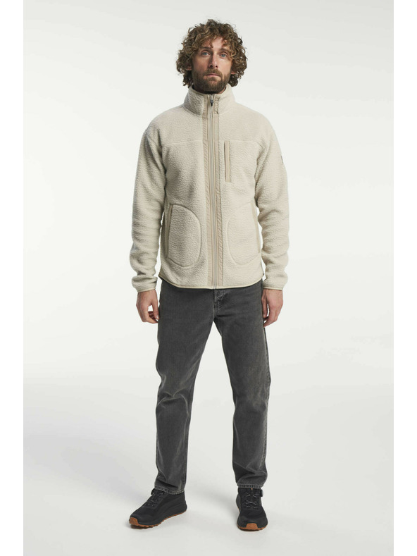 Tenson Ανδρικό μπουφάν Tenson Yoke Full Zip Fleece Jacket M Light Beige