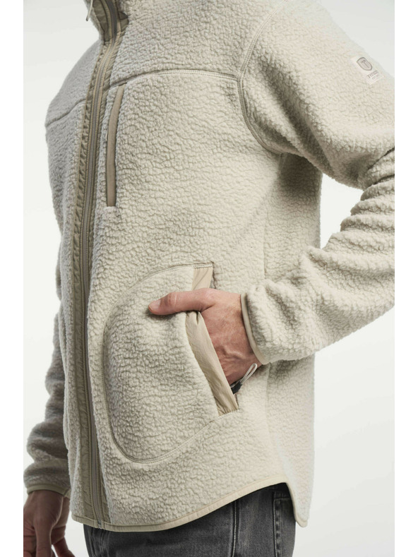 Tenson Ανδρικό μπουφάν Tenson Yoke Full Zip Fleece Jacket M Light Beige