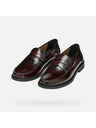 Geox Σκούρα καφέ ανδρικά μοκασίνια Geox Recanati