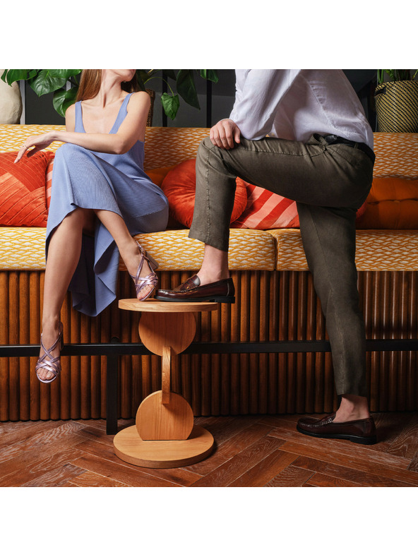 Geox Σκούρα καφέ ανδρικά μοκασίνια Geox Recanati