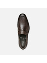 Geox Σκούρα καφέ ανδρικά μοκασίνια Geox Walk Pleasure F