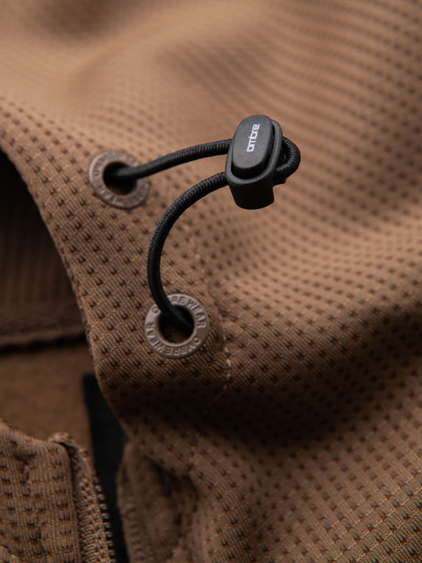 Ombre Clothing Ανδρικό ελαφρύ έγχρωμο αθλητικό μπουφάν με fleece Ombre Clothing