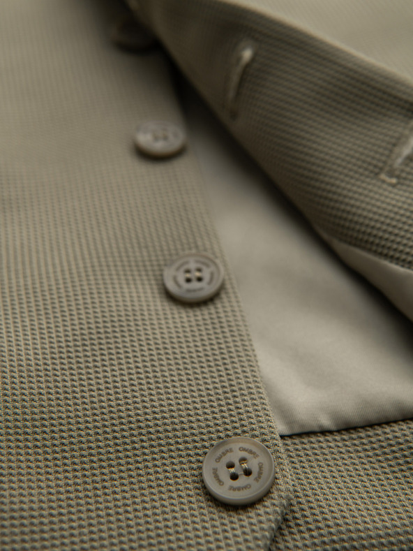 Ombre Clothing Ανδρικό δομημένο πλεκτό γιλέκο κατά παραγγελία με πέτα Ombre Clothing