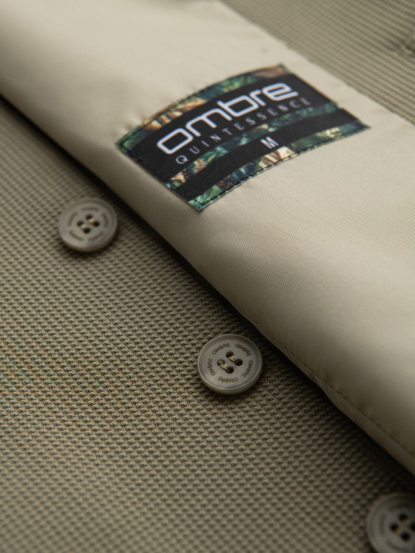 Ombre Clothing Ανδρικό δομημένο πλεκτό γιλέκο κατά παραγγελία με πέτα Ombre Clothing