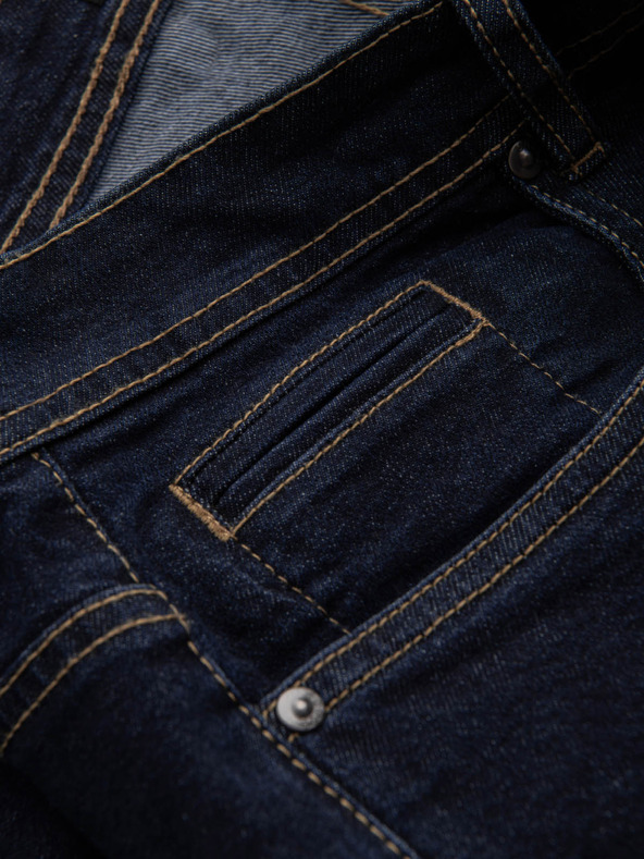 Ombre Clothing Ανδρικό τζιν σορτς με διπλωμένα μπατζάκια Ombre Clothing