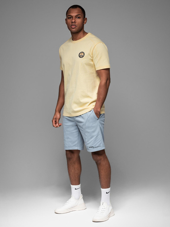 Ombre Clothing Ανδρικό κοντό παντελόνι φόρμας με τύπωμα Ombre Clothing