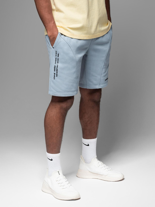 Ombre Clothing Ανδρικό κοντό παντελόνι φόρμας με τύπωμα Ombre Clothing