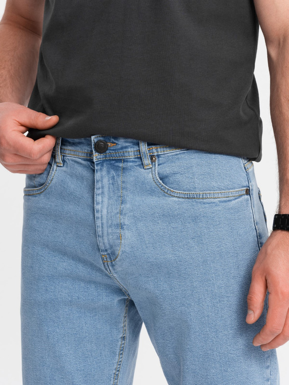 Ombre Clothing Ανδρικό τζιν σορτς με διπλωμένα μπατζάκια Ombre Clothing