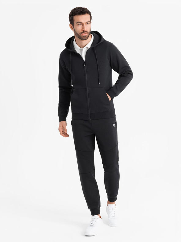 Ombre Clothing Φούτερ με κουκούλα χωρίς φερμουάρ σε στυλ streetwear Ombre Clothing