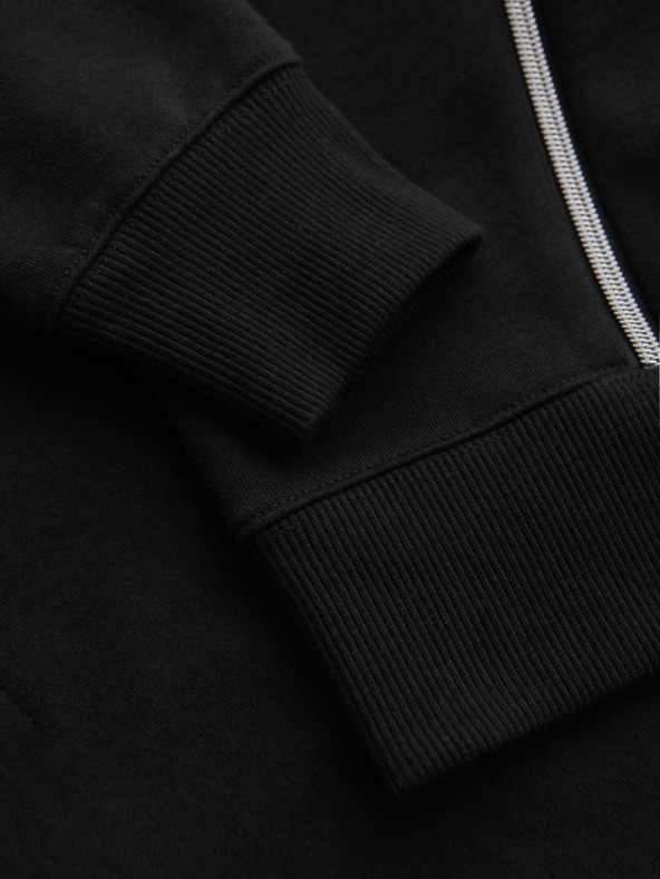 Ombre Clothing Πλυμένη ανδρική φούτερ με διακοσμητική ραφή στο λαιμό Ombre Clothing