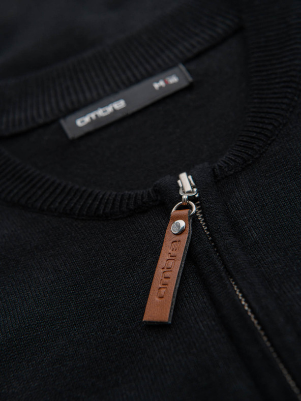 Ombre Clothing Ανδρικό πλεκτό πουλόβερ με δομημένες βούλες Ombre Clothing