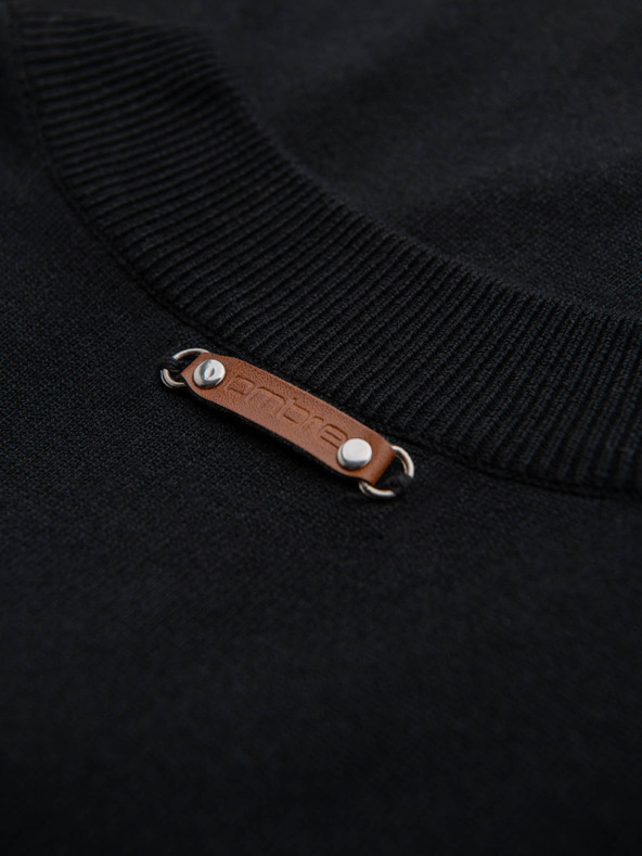 Ombre Clothing Ανδρικό πλεκτό πουλόβερ με δομημένες βούλες Ombre Clothing