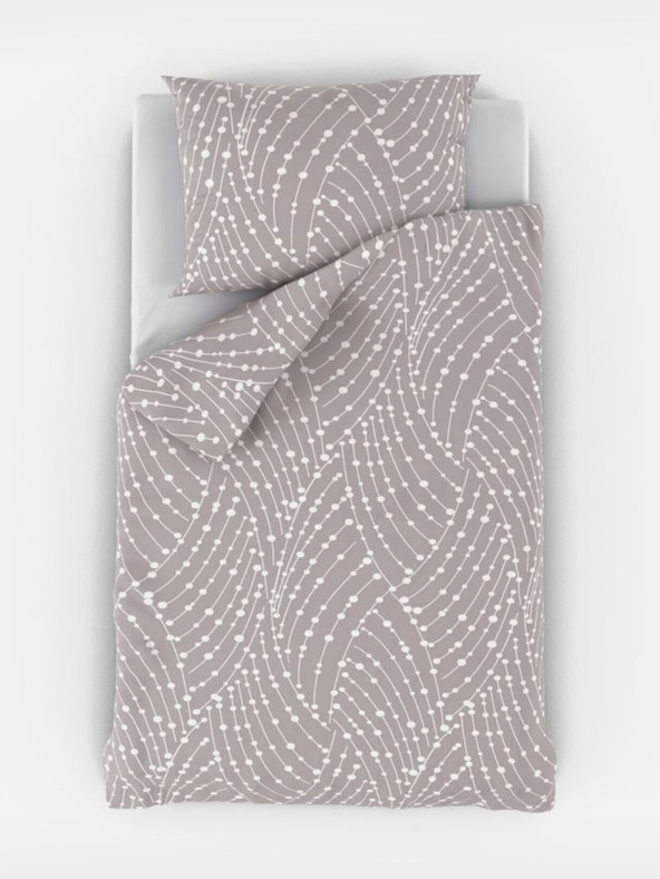Kvalitex Βαμβακερά κλινοσκεπάσματα Astra γκρι