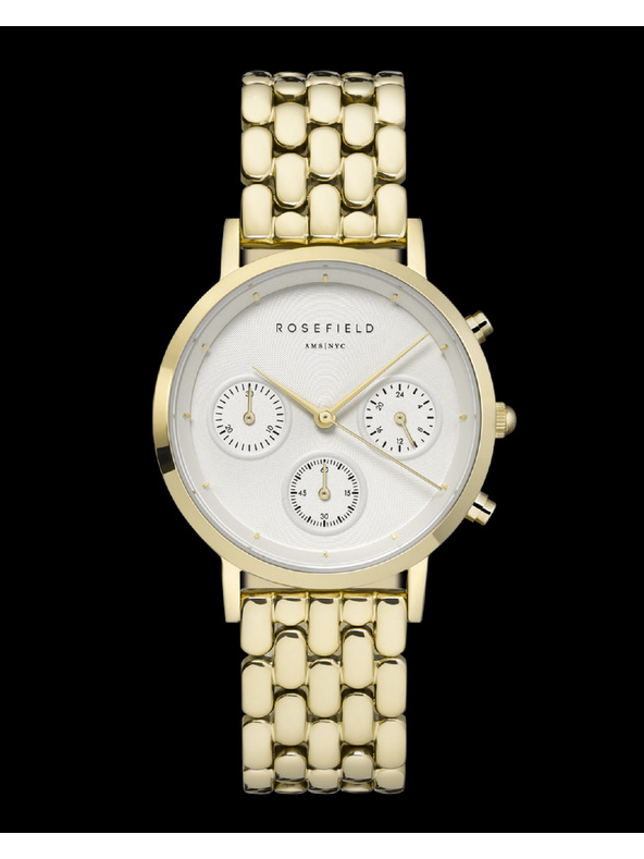 Rosefield Rosefield ρολόγια NWG-N90 The Gabby Λευκό Χρυσό