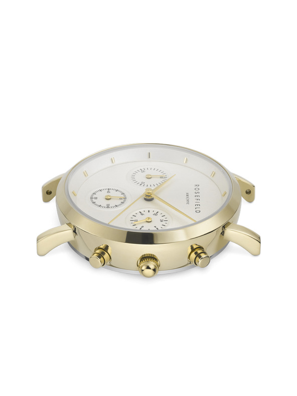 Rosefield Rosefield ρολόγια NWG-N90 The Gabby Λευκό Χρυσό