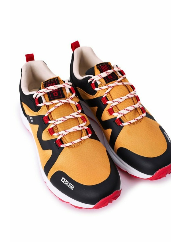 BIG STAR SHOES Ανδρικά αθλητικά παπούτσια Memory Foam Big Star HH174087 Camel