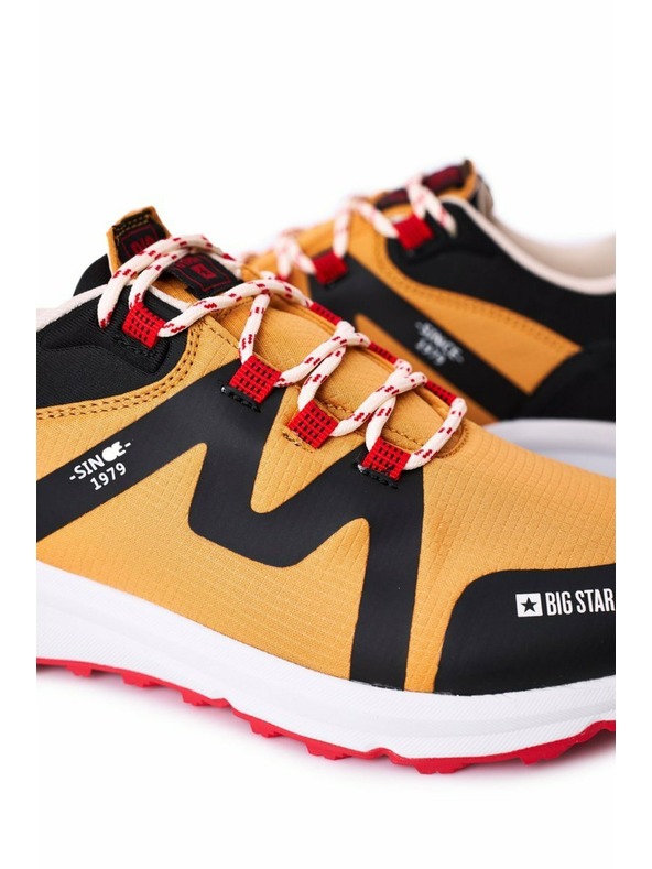 BIG STAR SHOES Ανδρικά αθλητικά παπούτσια Memory Foam Big Star HH174087 Camel