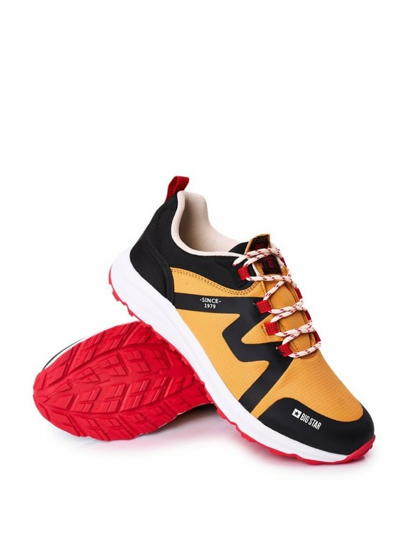 BIG STAR SHOES Ανδρικά αθλητικά παπούτσια Memory Foam Big Star HH174087 Camel