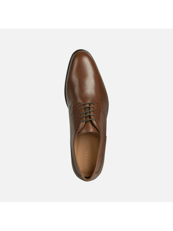Geox Καφέ ανδρικά επίσημα παπούτσια Geox Iacopo