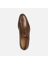 Geox Καφέ ανδρικά επίσημα παπούτσια Geox Iacopo