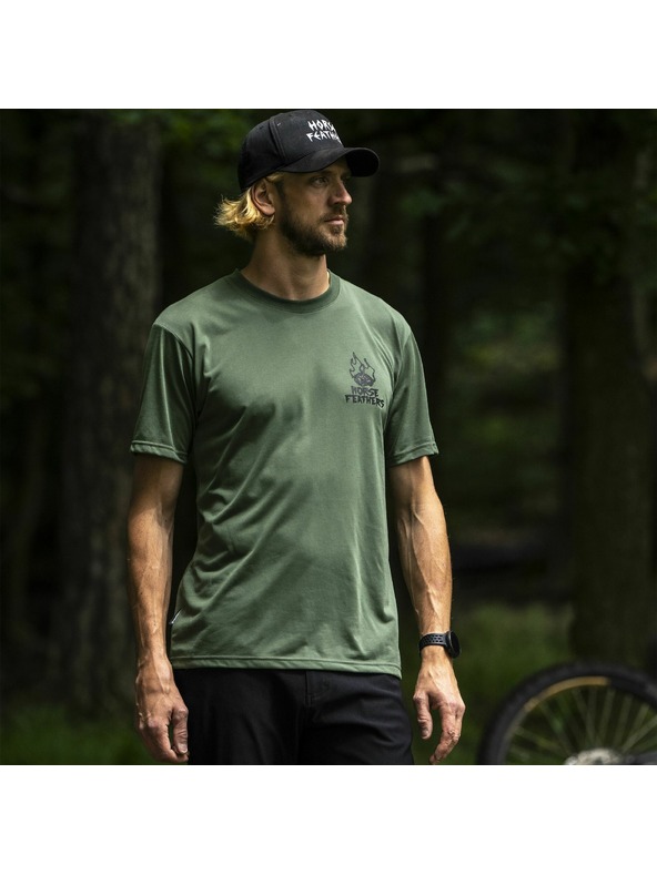 Horsefeathers Ανδρικό λειτουργικό μπλουζάκι πράσινο HORSEFEATHERS