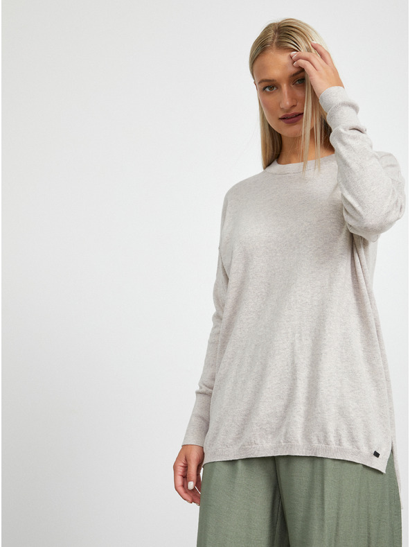 ZOOT.lab Γκρι ανοιχτό γυναικείο πουλόβερ METROOPOLIS by ZOOT.lab Darena