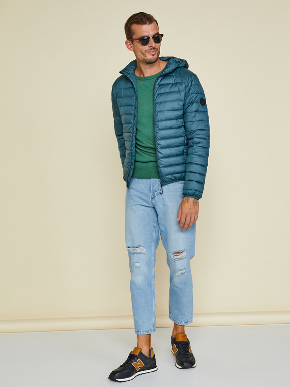 ZOOT.lab ZOOT.lab Ritchy Ανδρικό μπουφάν με καπιτονέ με κουκούλα σε βενζίνη
