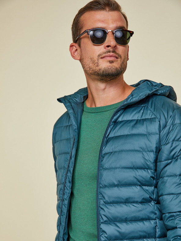 ZOOT.lab ZOOT.lab Ritchy Ανδρικό μπουφάν με καπιτονέ με κουκούλα σε βενζίνη