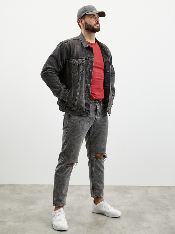 ZOOT.lab Κόκκινο ανδρικό μακρυμάνικο t-shirt ZOOT.lab