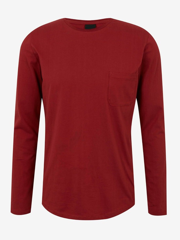 ZOOT.lab Κόκκινο ανδρικό μακρυμάνικο t-shirt ZOOT.lab