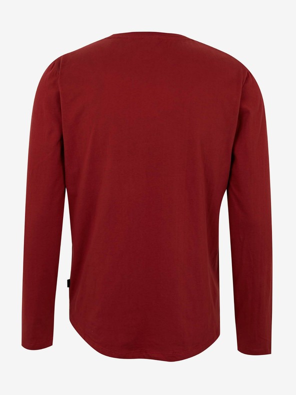 ZOOT.lab Κόκκινο ανδρικό μακρυμάνικο t-shirt ZOOT.lab