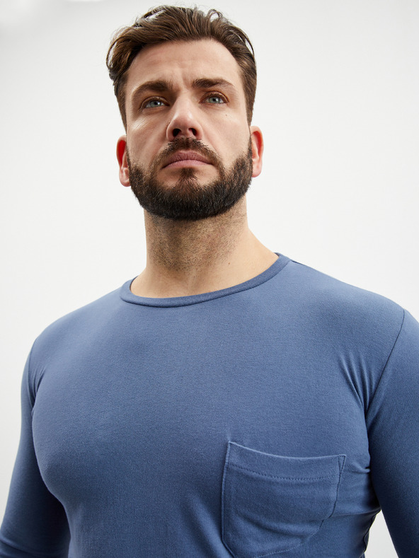 ZOOT.lab Μπλε μακρυμάνικη μπλούζα ZOOT.lab