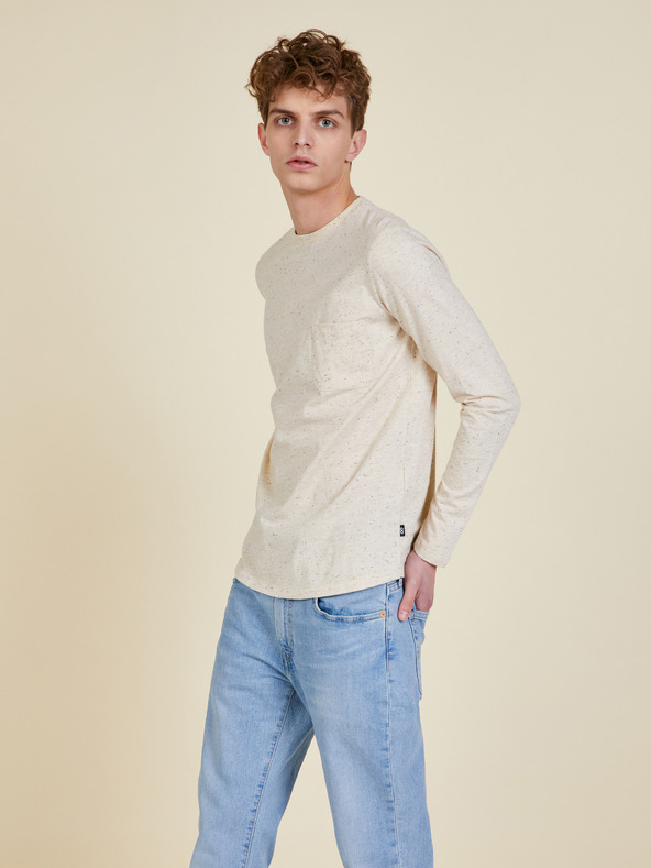 ZOOT.lab Μπεζ μακρυμάνικο t-shirt ZOOT.lab