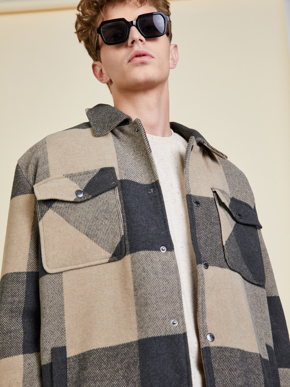 ZOOT.lab Μπεζ μακρυμάνικο t-shirt ZOOT.lab