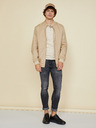 ZOOT.lab Μπεζ ανδρικό πουκάμισο με κουμπιά ZOOT.lab Diego