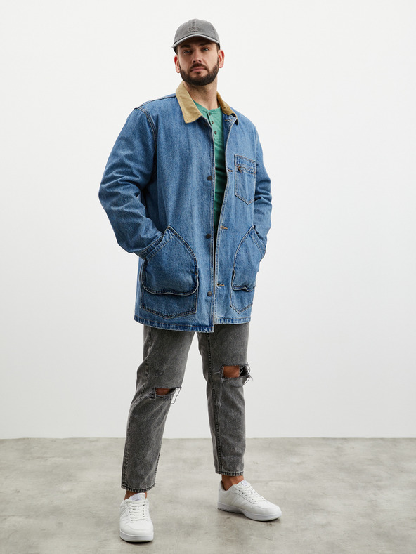 ZOOT.lab Πράσινο ανδρικό μπλουζάκι με κουμπιά ZOOT.lab Diego