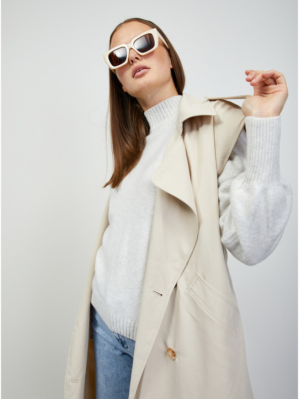 ZOOT.lab Γκρι ανοιχτό γυναικείο πουλόβερ ZOOT.lab Elisabet