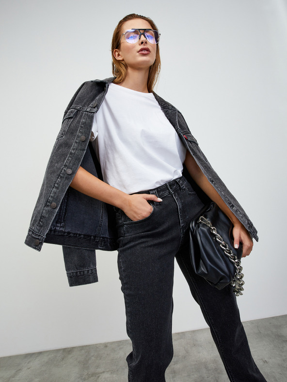 ZOOT.lab Μαύρο γυναικείο τζιν σε ίσια γραμμή ZOOT.lab Quinn