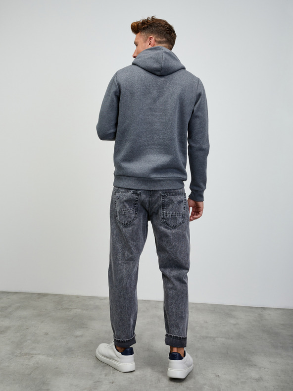 ZOOT.lab Σκούρο γκρι ανδρικό brindle φούτερ με φερμουάρ ZOOT.lab Jaxon