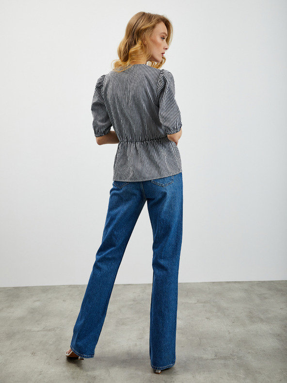 ZOOT.lab Μαύρη γυναικεία ριγέ μπλούζα ZOOT.lab Oline