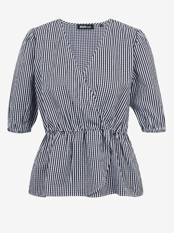 ZOOT.lab Μαύρη γυναικεία ριγέ μπλούζα ZOOT.lab Oline
