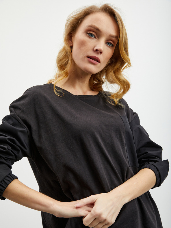 ZOOT.lab Μαύρη γυναικεία μπλούζα ZOOT.lab Faye